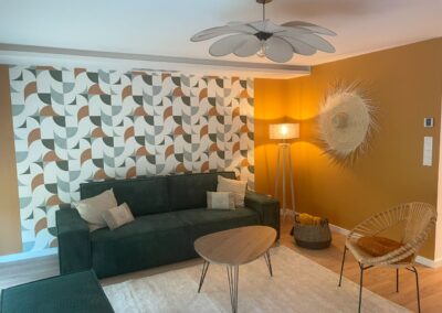 Salon Lodge Villa Golfe Morbihan