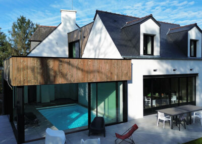 Gîte avec piscine à Larmor Baden Golfe du Morbihan